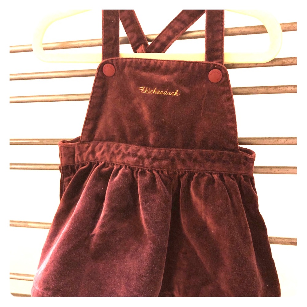 Chickeeduck Velvet Dress - New without tag